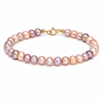 Brățară Rosa din AUR 14K cu Perle de Cultură
