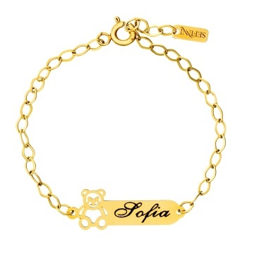 Bratara Teddy Bear din AUR 14k