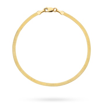 Brățară Tip Bandă Elegantă Din Aur 14K - Img 2