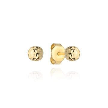 Cercei Aur 14k cu Bilute 3 mm