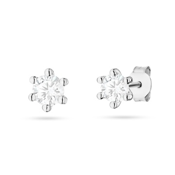 Cercei Aur 14K cu Diamant de Laborator 0.30 ct - Img 3