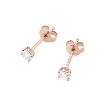 Cercei Aur 14K cu Diamant de Laborator 0.30 ct - Img 5