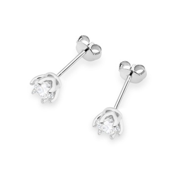 Cercei Aur 14K cu Diamant de Laborator 0.50 ct - Img 8