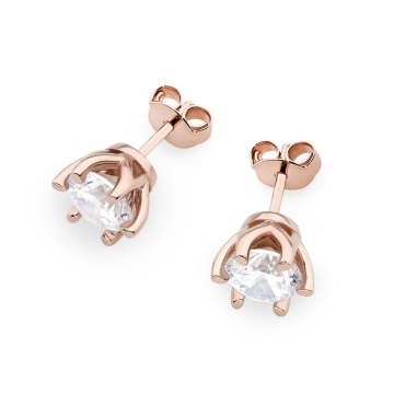 Cercei Aur 14K cu Diamant de Laborator 1.00 ct - Img 4