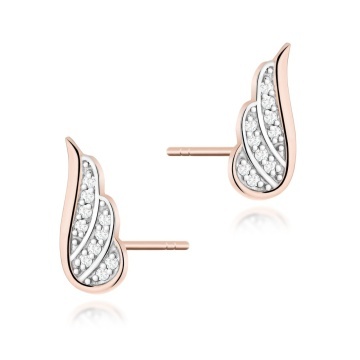 Cercei Aur 14K cu Diamante Naturale 0.10 ct - Img 5