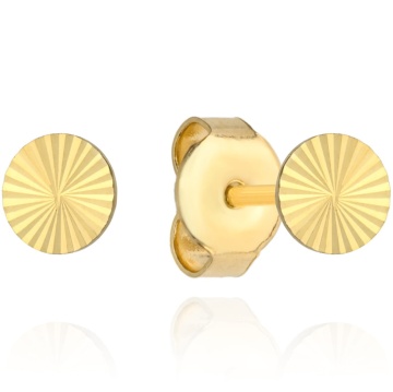 Cercei Aur 14k cu Model Ajurat - Img 2