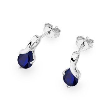 Cercei Aur 14K cu Safir 0.60 ct - Img 8