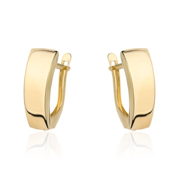 Cercei cu Inchizatoare Englezeasca - Aur 14k - Img 2