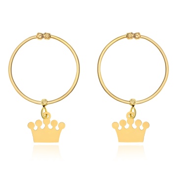 Cercei Royal Crown din AUR 14K