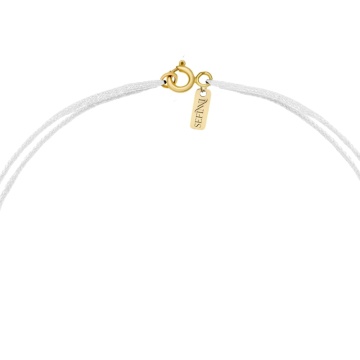 Choker Crystal White Cross din AUR 14K - Img 2