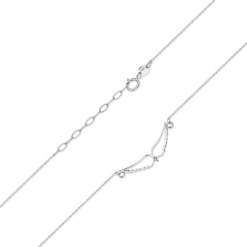 Colier Aur 14K cu Diamant Natural 0.01 ct - Img 6