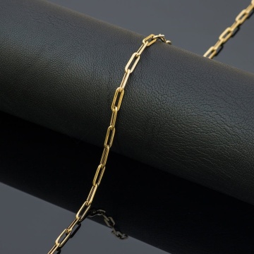 Colier din Aur 14k cu Zale Ovale, 45 cm