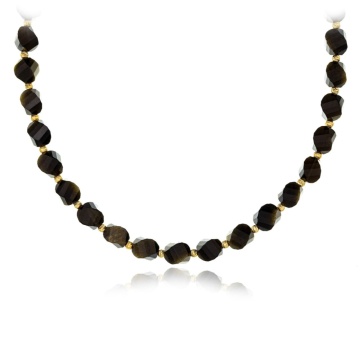 Colier Gold Obsidian din AUR 14K