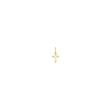 Cruciuliță Aur 8K Decorată cu Pietre 3.3022 - Img 5