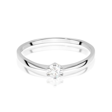 Inel Aur 14K cu Diamant de Laborator 0.20 ct - Img 10