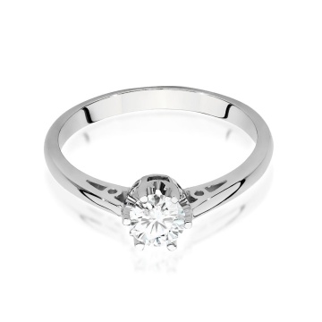 Inel Aur 14K cu Diamant de Laborator 0.40 ct - Img 5