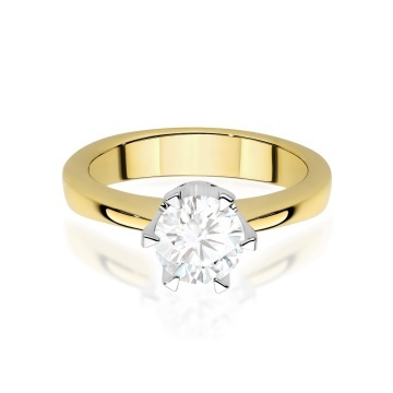 Inel Aur 14K cu Diamant de Laborator 1.00 ct - Img 2