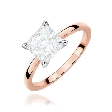 Inel Aur 14K cu Diamant de Laborator 1.50 ct - Img 4