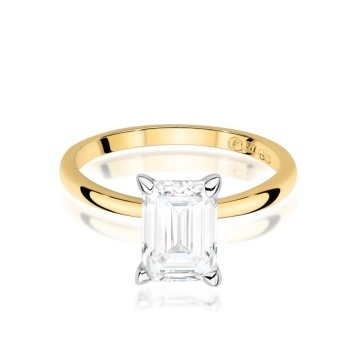 Inel Aur 14K cu Diamant de Laborator 2.00 ct - Img 2