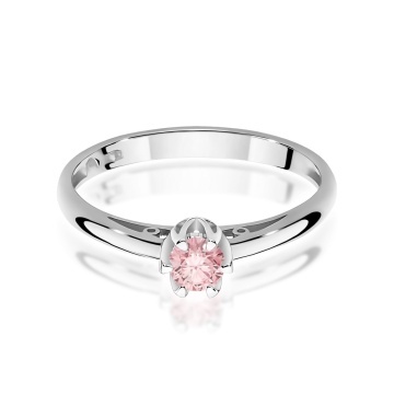 Inel Aur 14K cu Diamant Natural 0.15 ct - Img 10