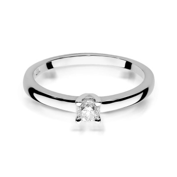 Inel Aur 14K cu Diamant Natural 0.25 ct - Img 10