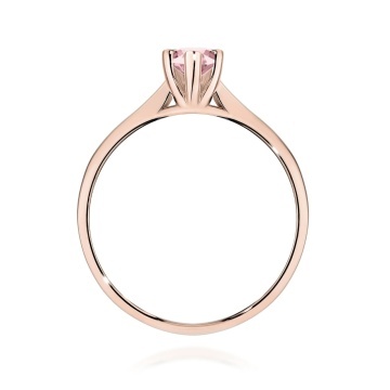 Inel Aur 14K cu Diamant Roz de Laborator 0.30 ct - Img 7