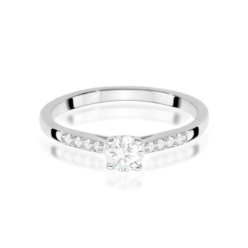Inel Aur 14K cu Diamante de Laborator 0.32 ct - Img 10