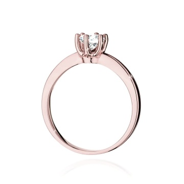 Inel Aur 14K cu Diamante de Laborator 0.50 ct - Img 6