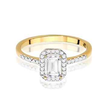Inel Aur 14K cu Diamante de Laborator 0.79 ct - Img 2