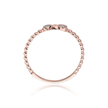 Inel Aur 14K cu Diamante Naturale 0.03 ct - Img 9