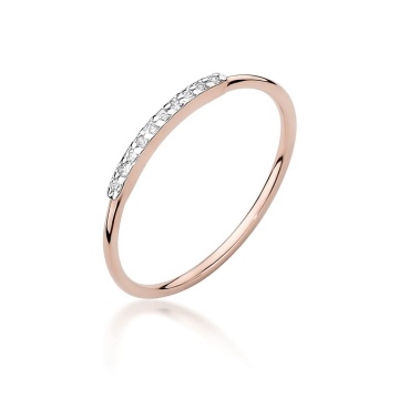 Inel Aur 14K cu Diamante Naturale 0.05 ct - Img 8