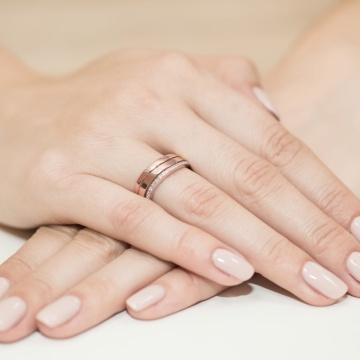 Inel Aur 14K cu Diamante Naturale 0.09 ct - Img 11