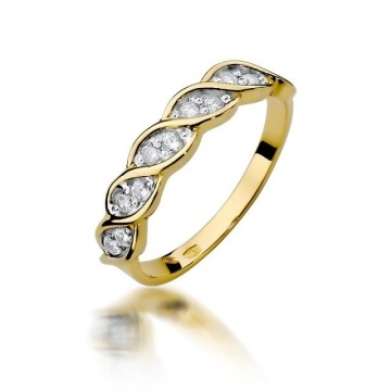 Inel Aur 14K cu Diamante Naturale 0.20 ct