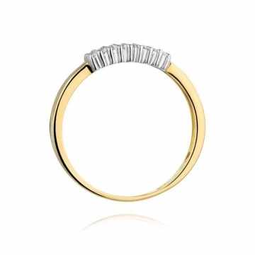 Inel Aur 14K cu Diamante Naturale 0.21 ct - Img 3
