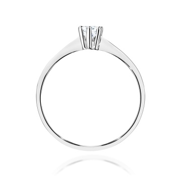 Inel Aur 9K cu Diamant de Laborator 0.15 ct - Img 7