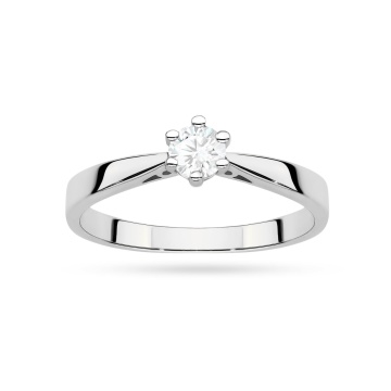 Inel Aur 9K cu Diamant de Laborator 0.30 ct - Img 9