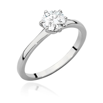 Inel Aur 9K cu Diamant de Laborator 0.70 ct - Img 4