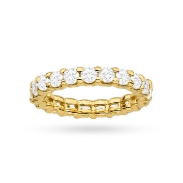 Inel Aur 9K cu Diamant Natural 0.08 ct - Img 3