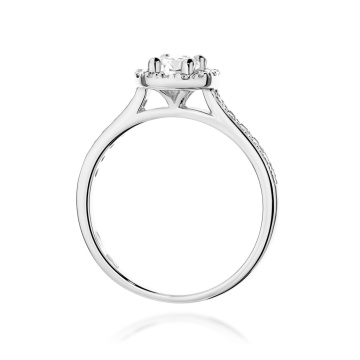 Inel Aur 9K cu Diamante de Laborator 0.52 ct - Img 6