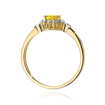 Inel Aur 9K cu Diamante de Laborator 0.70 ct - Img 3