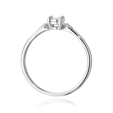 Inel Aur 9K cu Diamante Naturale 0.09 ct - Img 7