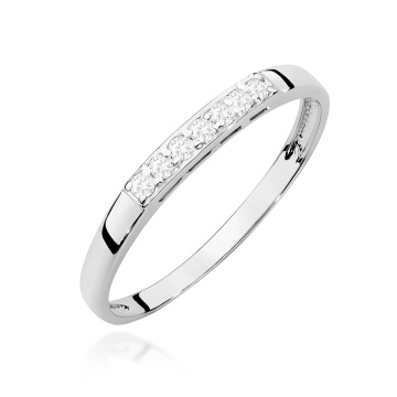 Inel Aur 9K cu Diamante Naturale 0.10 ct - Img 5