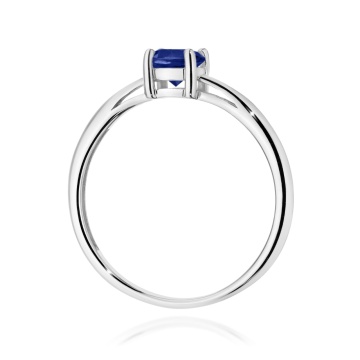 Inel Aur 9K cu Safir 0.50 ct - Img 8