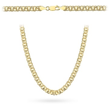 Lanț Aur 14K - Zale Garibaldi - 60 cm - Img 4