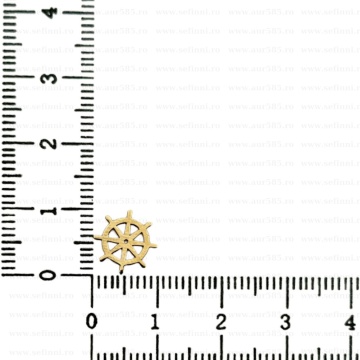 Link din aur 14k - pentru bratara - navigator