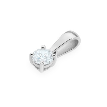 Pandantiv Aur 14K cu Diamant de Laborator 0.30 ct - Img 10