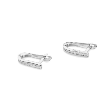 Cercei Aur 14K cu Diamante Naturale 0.15 ct - Img 4