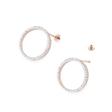 Cercei Aur 14K cu Diamante Naturale Negre 0.40 ct Filet cu Protectie - Img 5