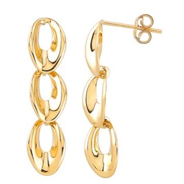 Cercei Aur 14k cu Model Neted