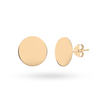 Cercei Teaching is a Work of Heart cu banut 10mm din aur 14K - Img 2